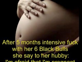 Embarazada desde negra toro